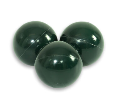Plastikbälle für den trockenen Pool 50st - dunkel grün