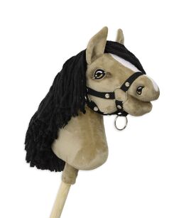Hobby Horse Steckenpferd Pferd am Stiel Premium -graubraunes A4