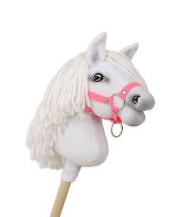 Hobby Horse Steckenpferd Pferd am Stiel Premium - weißes Pferd A4